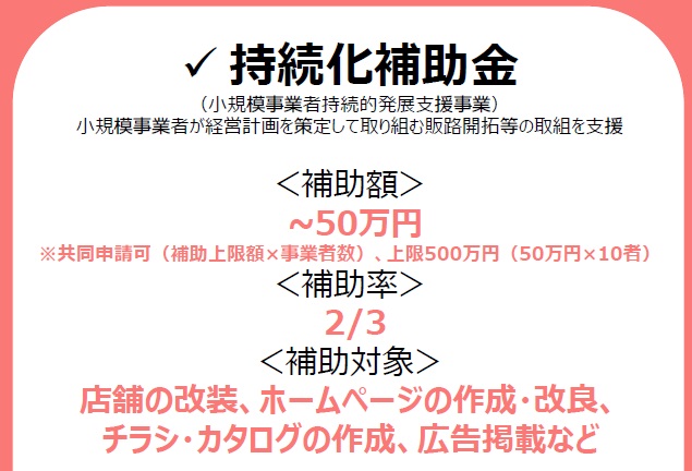 小規模事業者持続化補助金の採択結果がでました❢❢