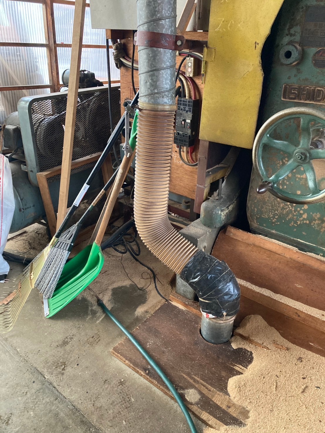 🔧集塵配管を製作しました🔨