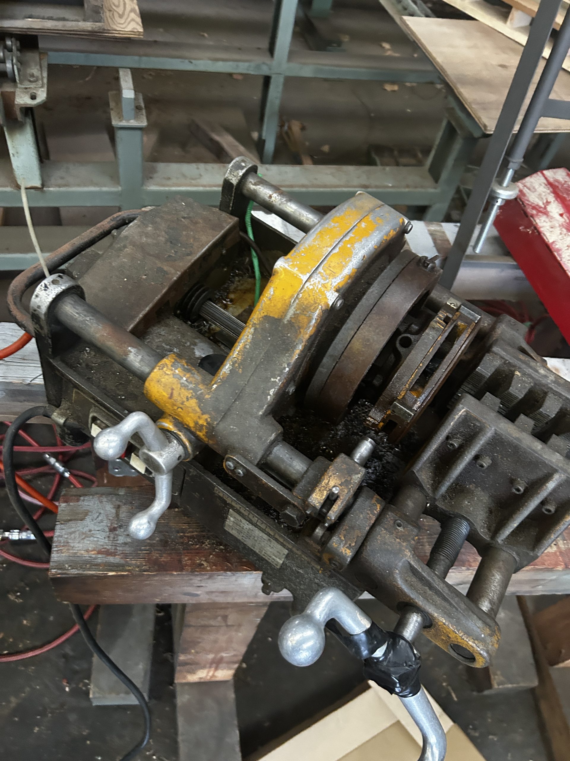 🔧配管用ネジ切り機を修理しました🔨