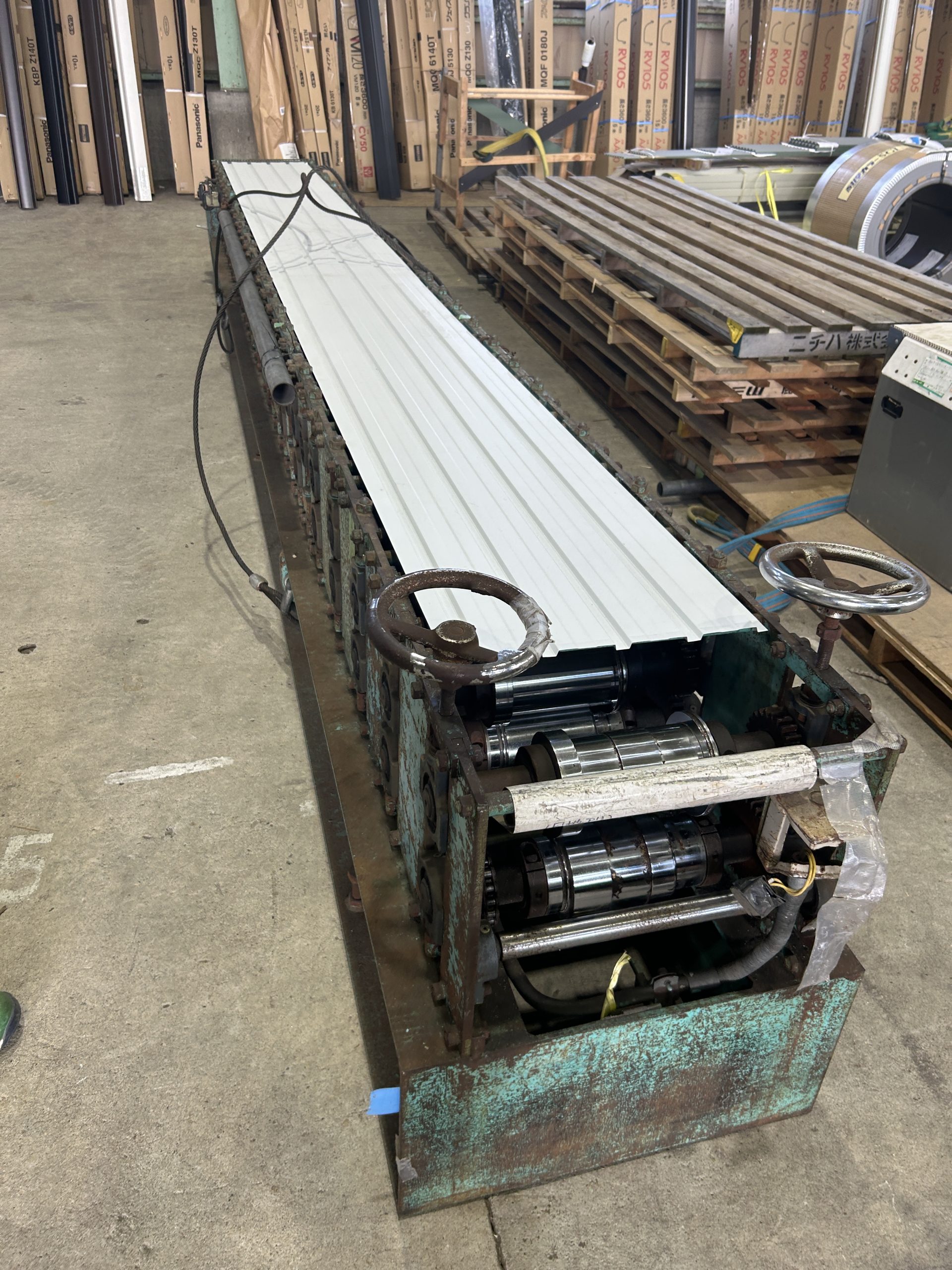 🔧幅広スパン成型機のボタンを交換しました🔨