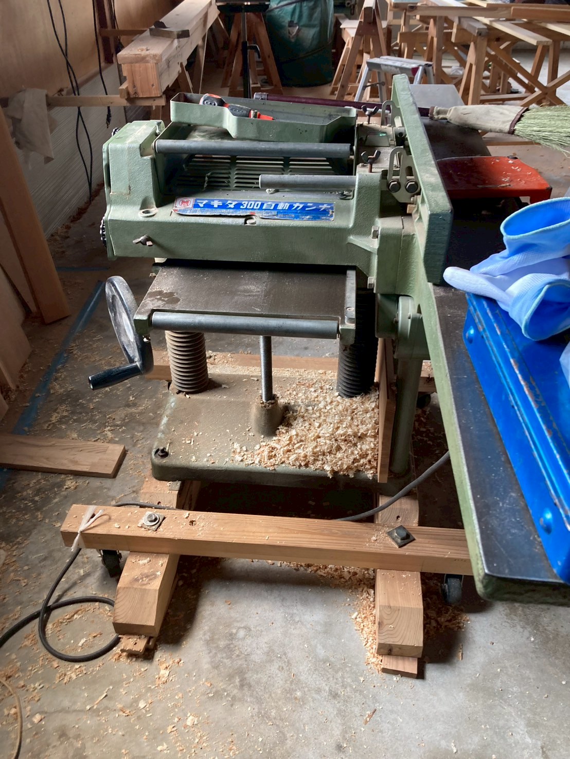 🔧自動カンナ盤を修理しました🔨