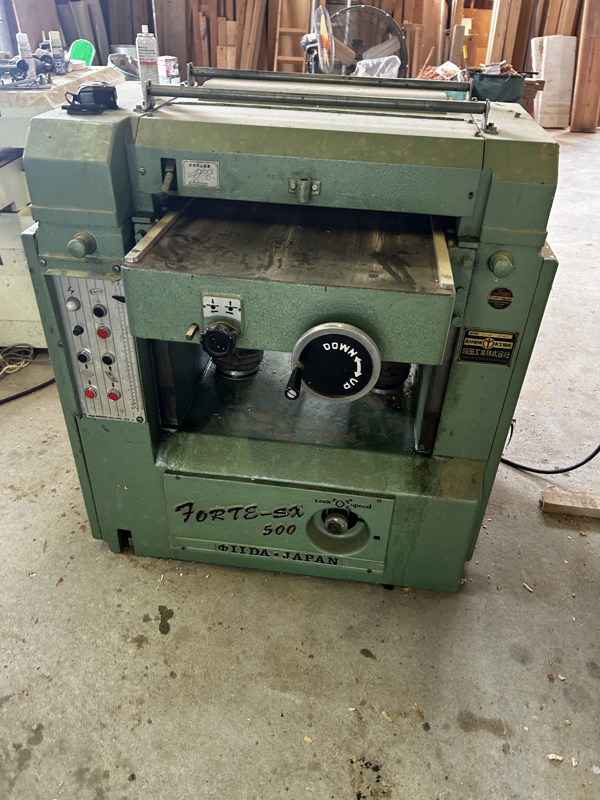 🔧自動一面かんな盤を修理しました🔨